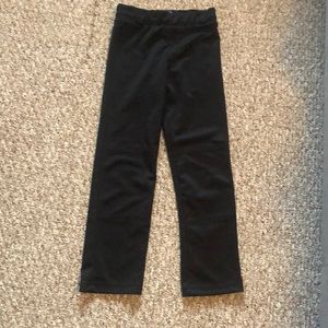 Black baseball or softball pants